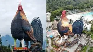 বিশ্বের সবচেয়ে বড় মুরগির আকারের বিল্ডিং, এটি একটি হোটেলও