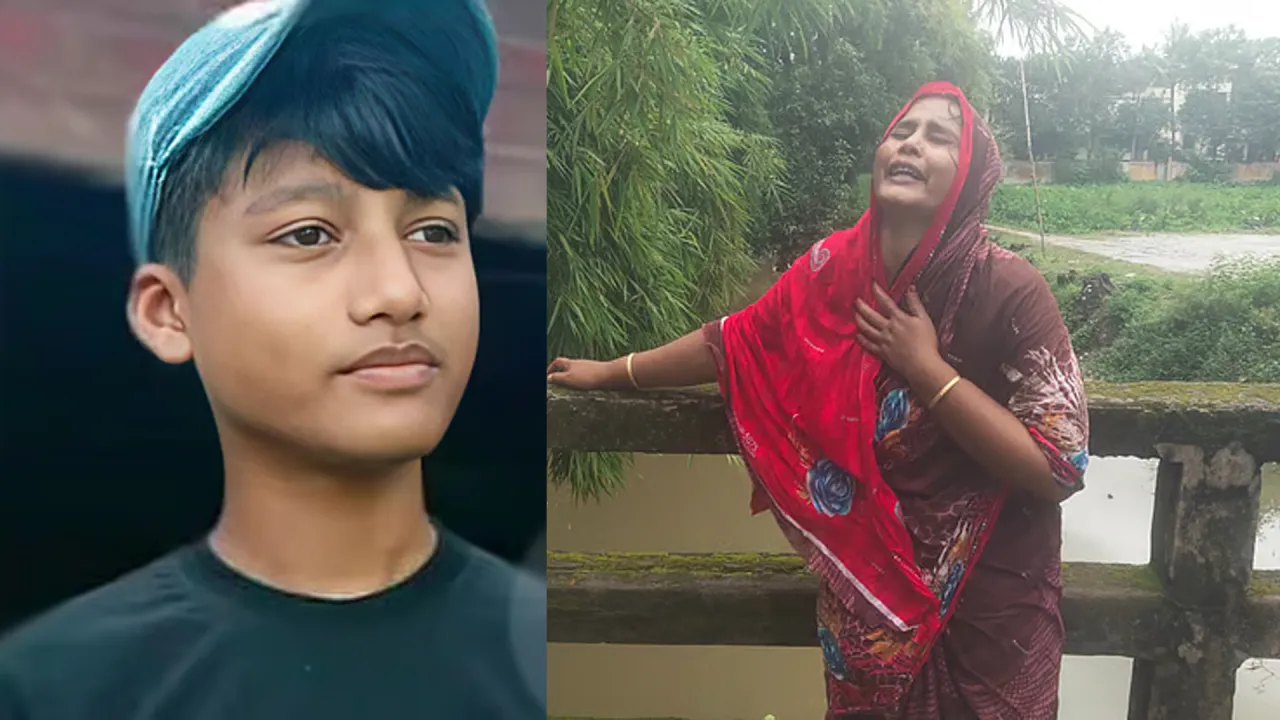 ছেলের স্যান্ডেল বুকে চেপে মা বললেন, পানি খাইতে চাইসিল আমার ছেলেটা, ওরা দিল না