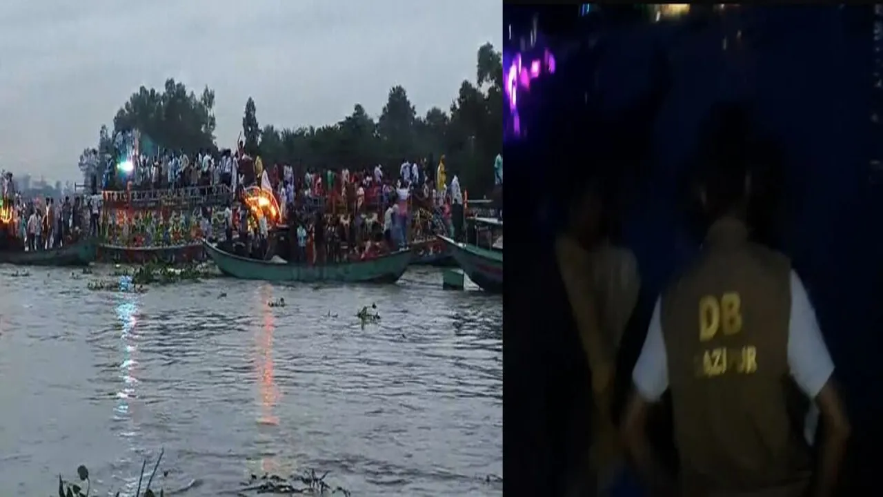 প্রতিমা বিসর্জন দেখতে গিয়ে নৌকা ডুবে দুই শিশু নিখোঁজ