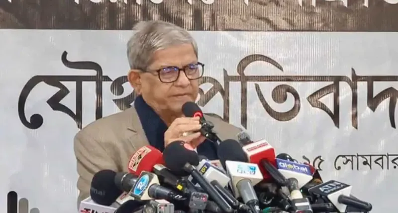 বিএনপি মহাসচিব বলেন, ‌আমি জানি না এই মুহূর্তে কোন বাংলাদেশে আছি