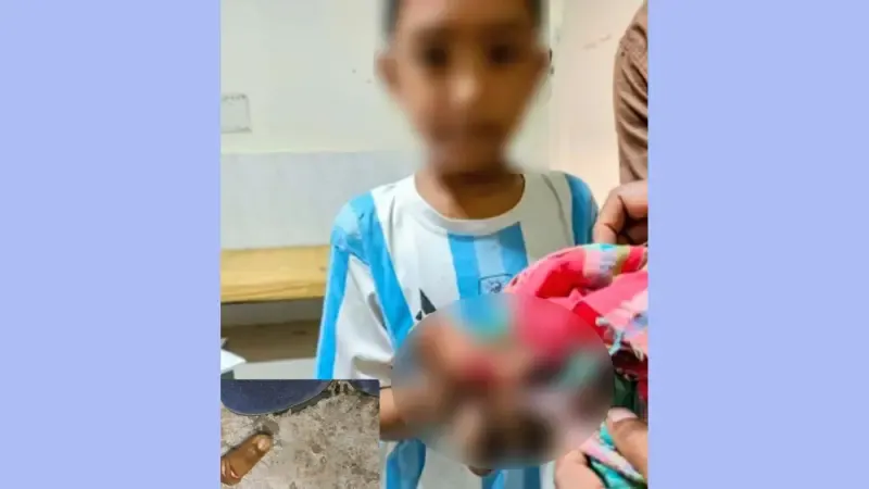নাটোরে শিশুর আঙুল কেটে দেওয়ার অভিযোগ পুলিশ কনস্টেবলের বিরুদ্ধে