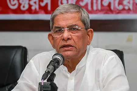 ধানের শীষ আপনাদের সঙ্গে আছে”: নৌকার সমর্থকদের উদ্দেশ্যে মির্জা ফখরুল