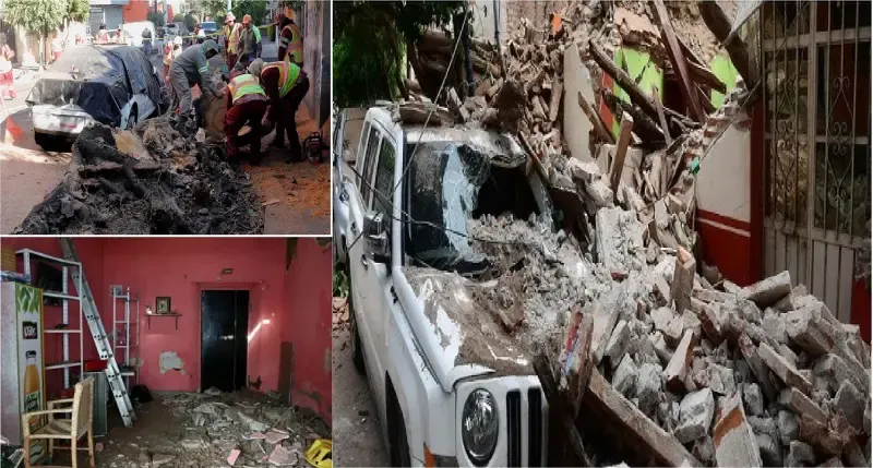 শক্তিশালী ভূমিকম্পে কেঁপে উঠল মেক্সিকো, প্রাণ গেল ২ জনের