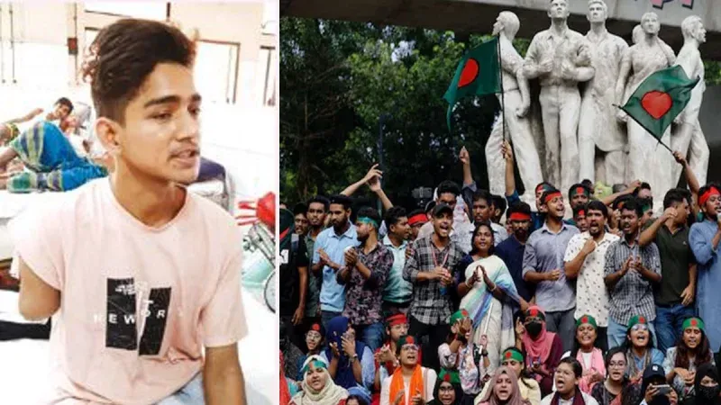 আন্দোলনের যুদ্ধে হাত হারানো আতিকুলের কৃত্রিম হাতও আজ ভেঙে পড়ল