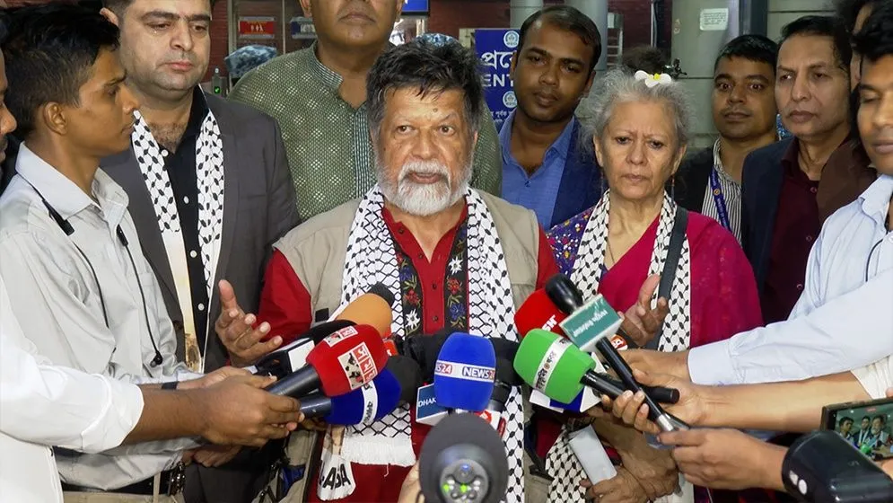 দেশে ফিরেই ফিলিস্তিন নিয়ে শহিদুল আলমের বার্তা